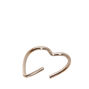 20G Sterling Silver Heart Hoop Rook Earring,