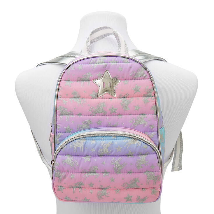 Claire&#39;s Club Unicorn Small Backpack - Purple,