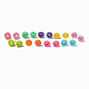 Glitter Rainbow Donut Stud Earrings - 9 Pack,