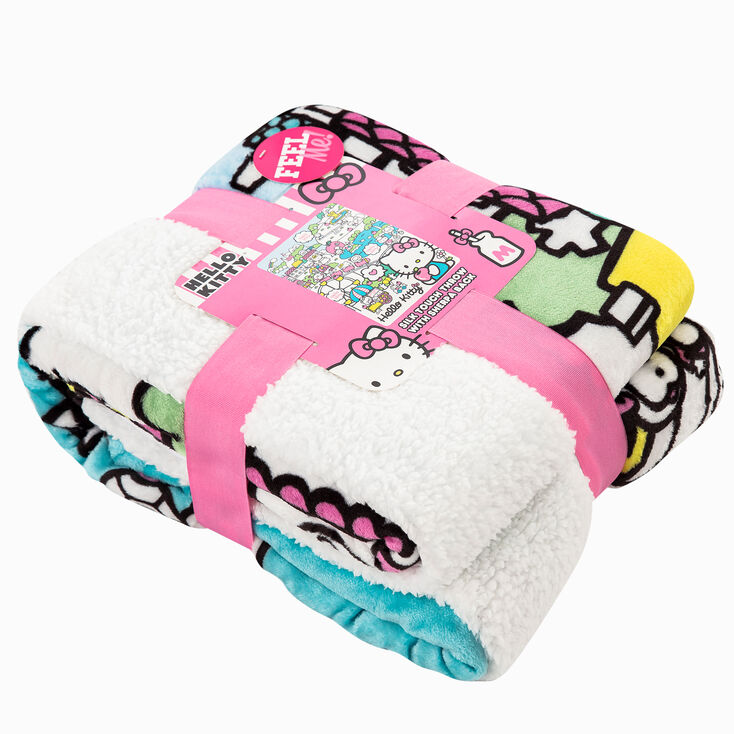 Hello Kitty&reg; Oversized Silk Touch Sherpa Throw Blanket,