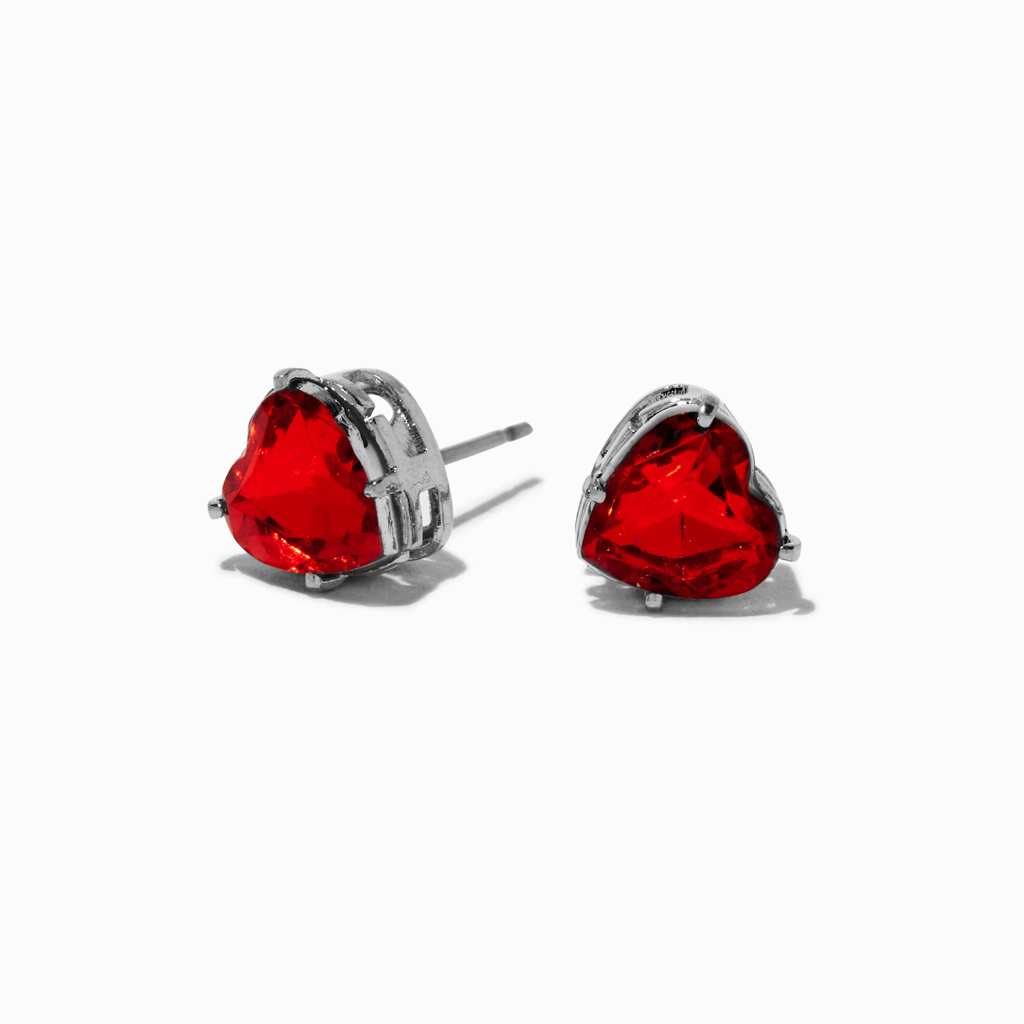 Red Heart Valentine's Day Stud Earrings,
