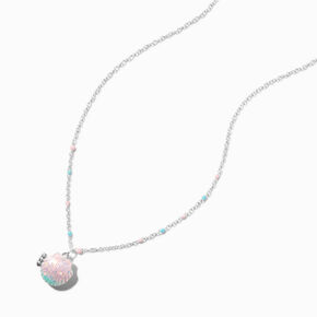 Seashell Locket Pendant Necklace,