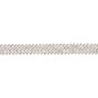 Silver Rhinestone Glam Choker Necklace,