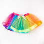 Satin Trim Rainbow Tutu,