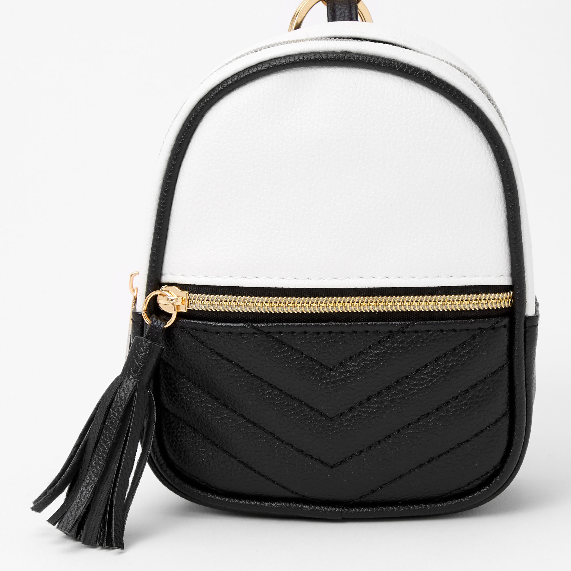 Chevron quilted shop mini backpack