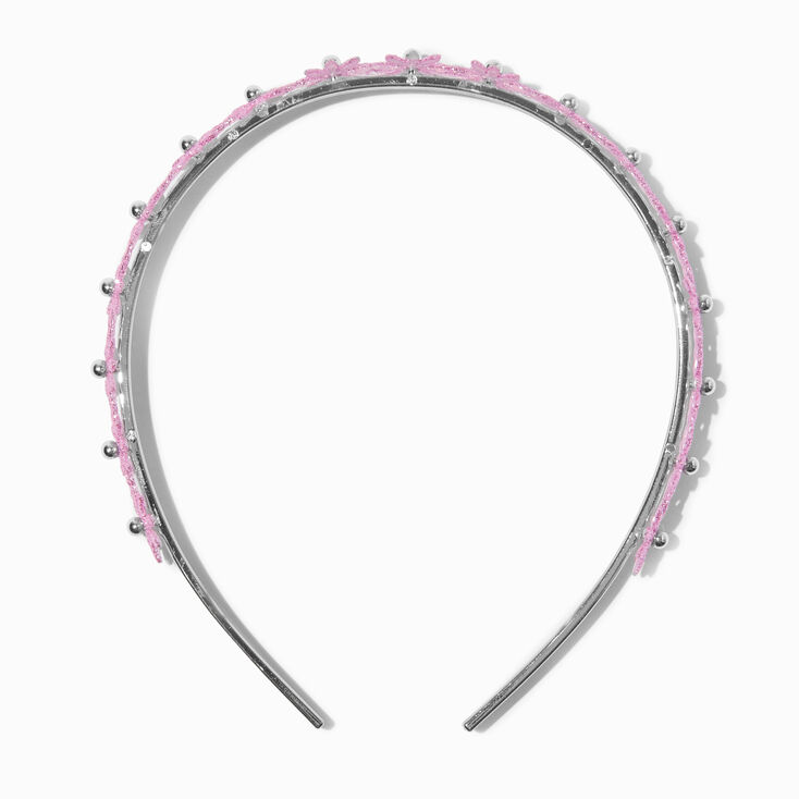 Claire&#39;s Club Pink Daisy Headband,