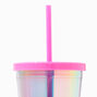 Bedazzled Initial Tumbler - E,