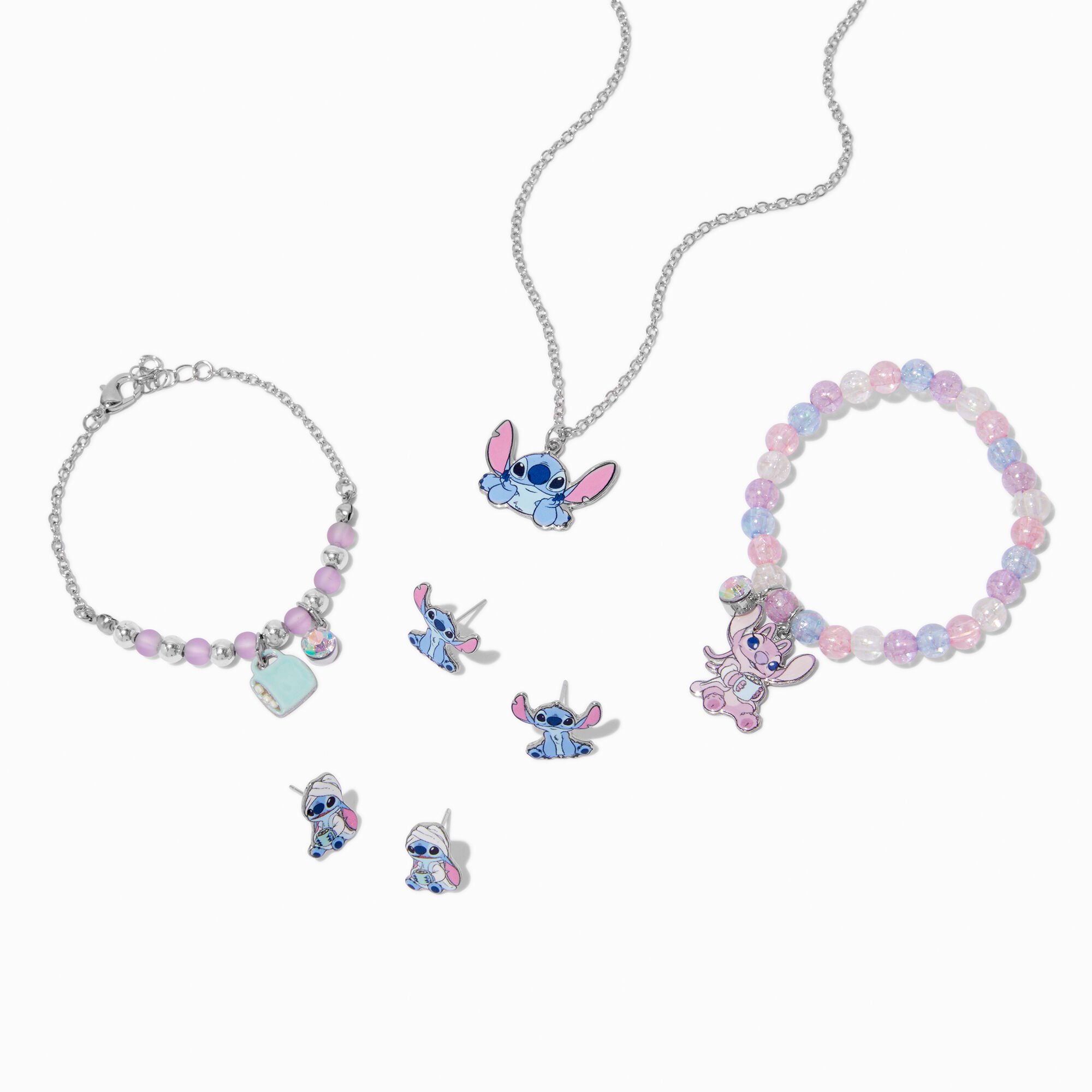 Disney Stitch Claire's Exclusive Slumber Party Jewellery Set - 5 Pack,