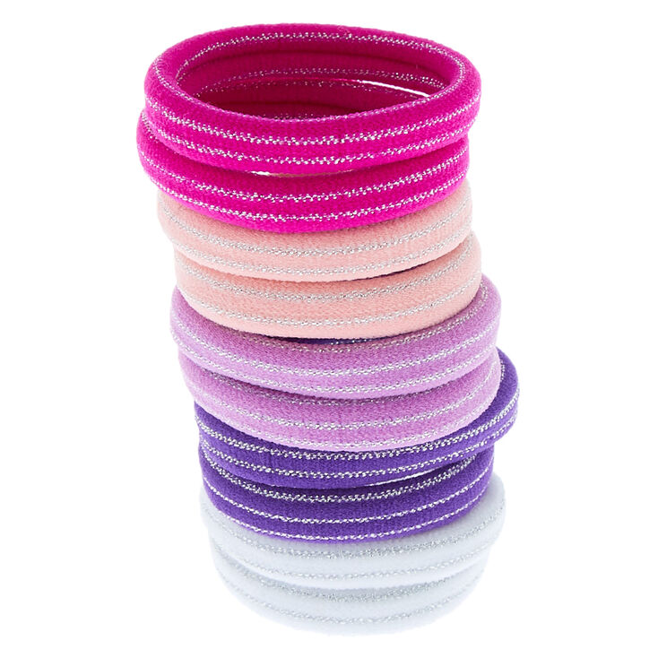 Claire's Élastiques à cheveux rayés et pailletés du Club Claire's