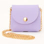 Pastel Lavender Mini Purse Earbud Case Cover - Compatible With Apple AirPods&reg;,