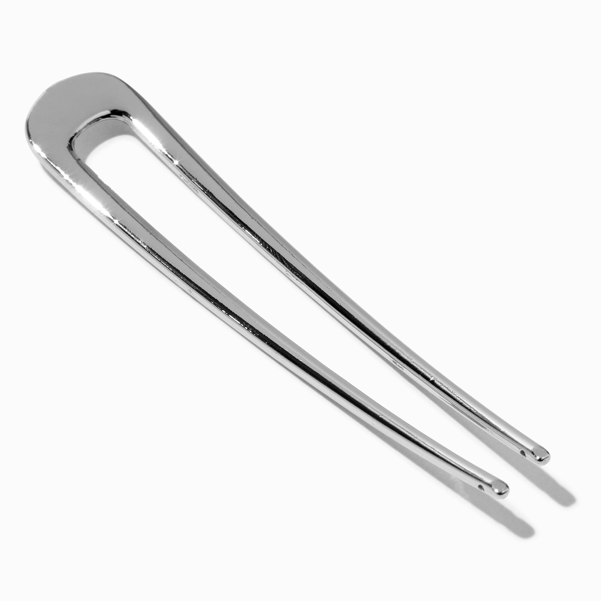 View Claires Metal Hair Pin Silver information