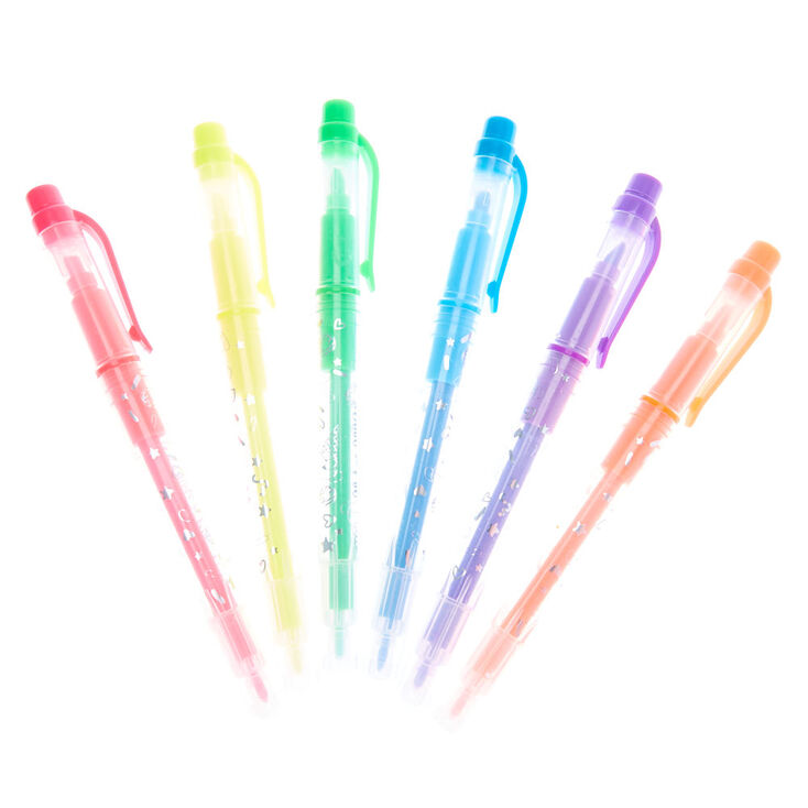 Unicorn Doug The Pug&reg; Highlighter Set - 6 pack,