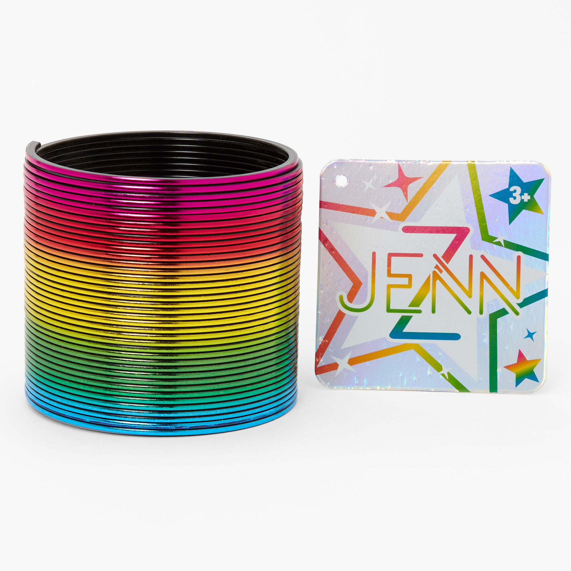 Metallic Rainbow Pocket Spring Toy,