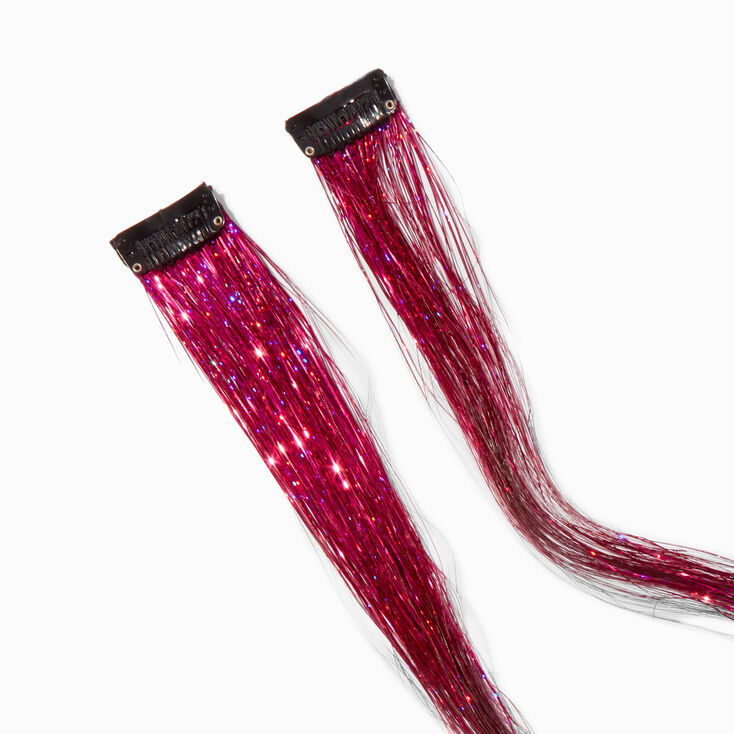 Pink Hair Tinsel,
