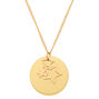 Gold Moon Star Pendant Necklace,