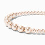Blush Faux Pearl Headband,