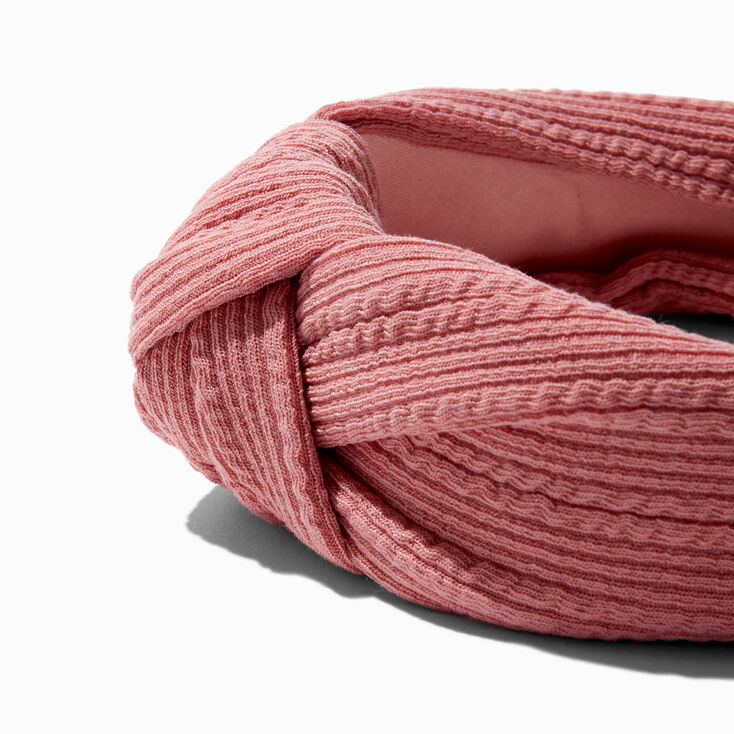 Rose Crinkle Knotted Headband,