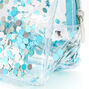 Shaker Glitter Transparent Makeup Bag - Mint,