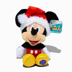&copy;Disney Mickey &amp; Minnie Mouse Santa Hat 7&quot; Plush Toy - Styles Vary,