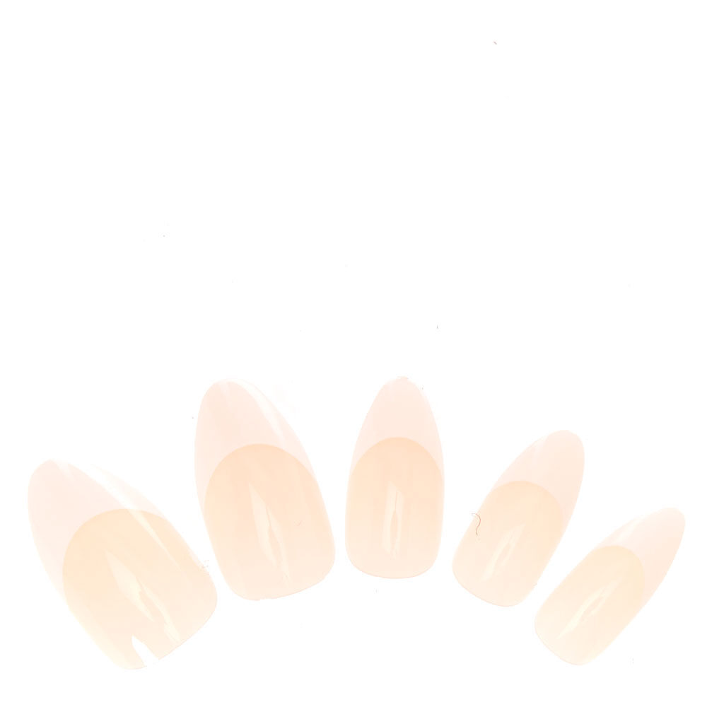 Faux ongles stiletto style French manucure - Nude, lot de 100,