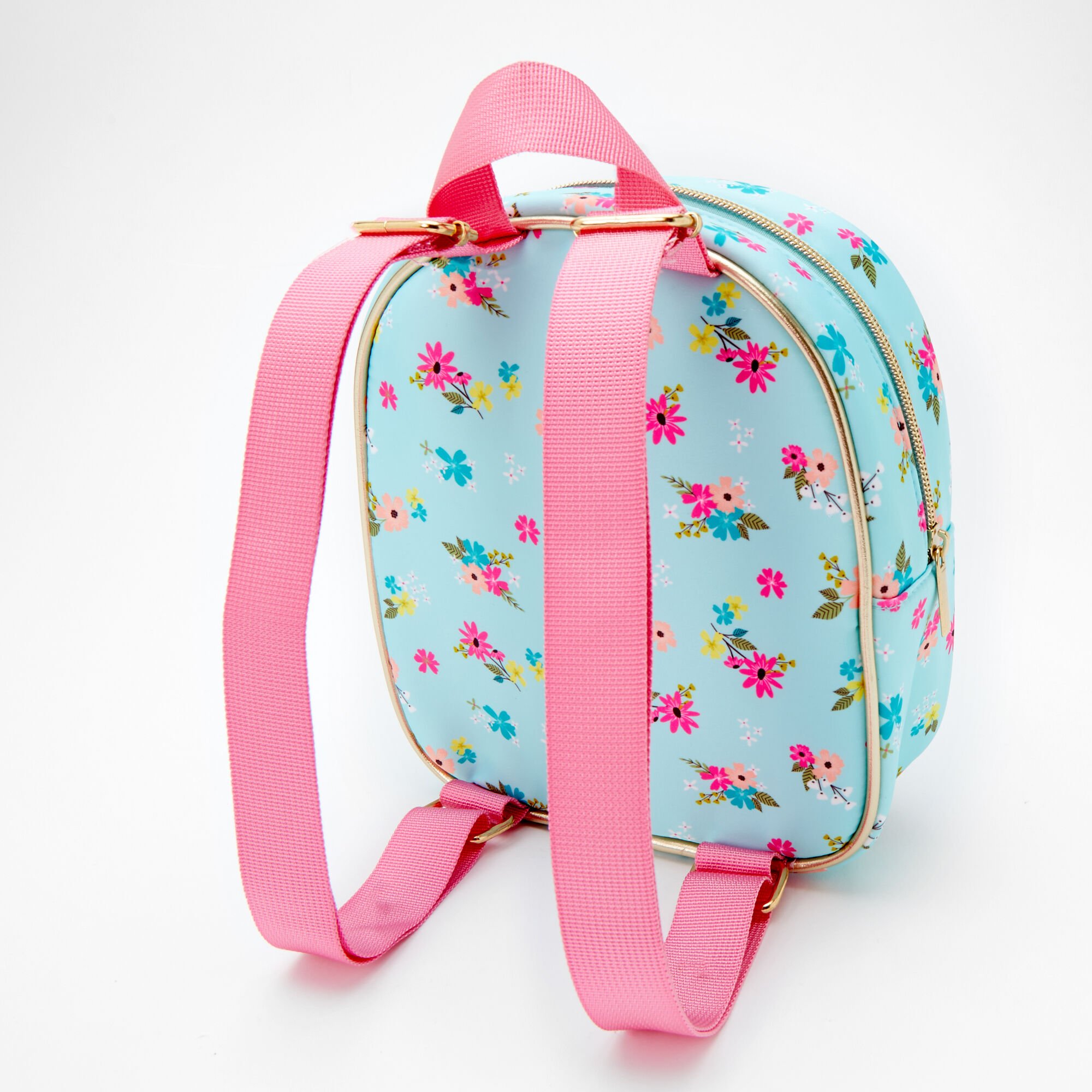 Claire's Club Floral Small Backpack - Mint,