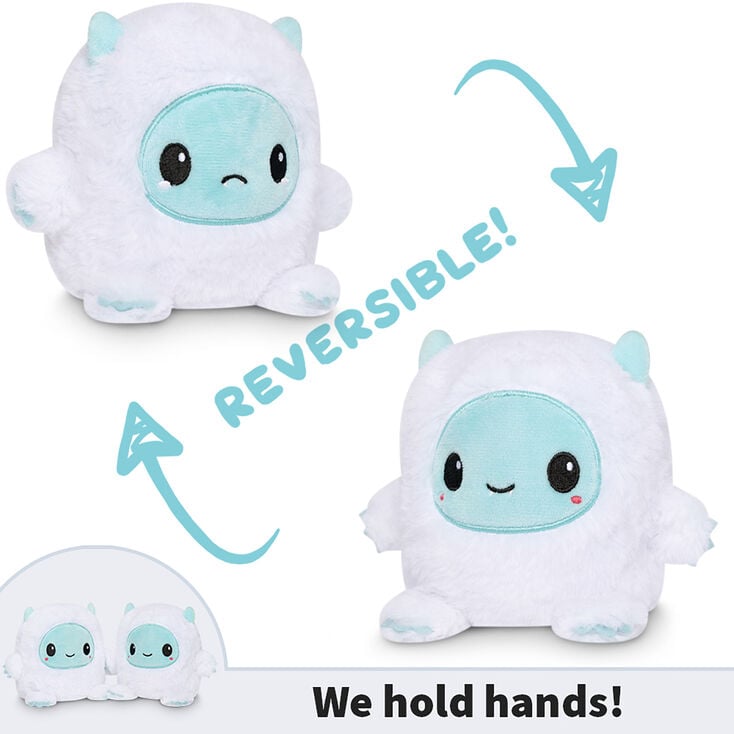 TeeTurtle&trade; Reversible Plushies White Yeti,