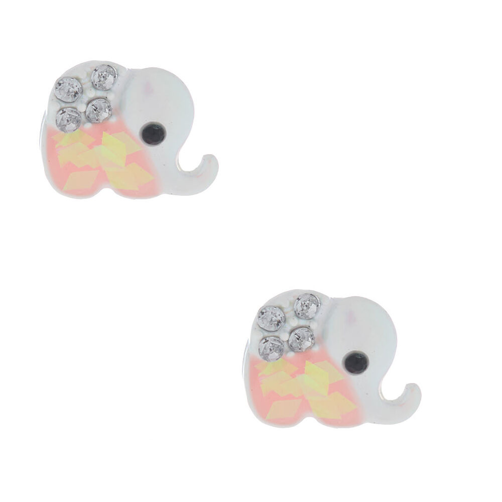 Claire's elephant earrings hotsell