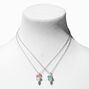 Best Friends Glow In The Dark Mushroom BFF Pendant Necklaces - 2 Pack,