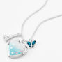 Blue Spring Romance Locket Pendant Necklace,