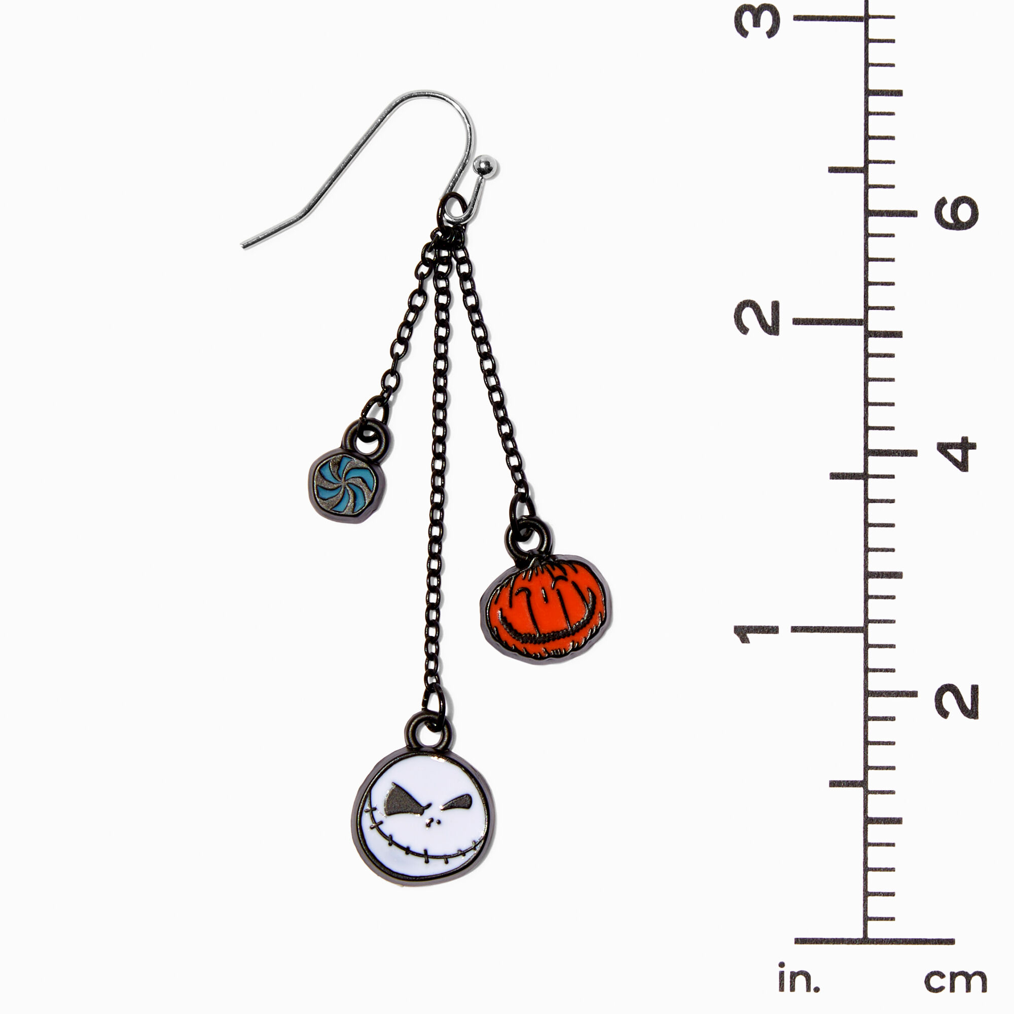 Disney Nightmare Before Christmas Jack Skellington Drop Earrings