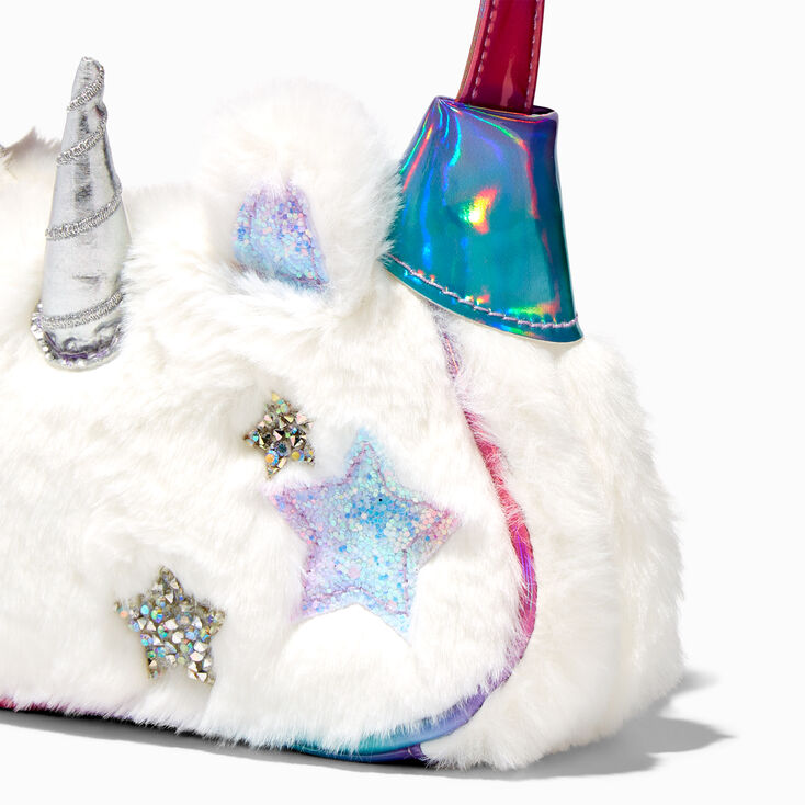 Claire&#39;s Club Glitter Star Unicorn Handbag,
