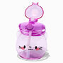 Purple Cat Head Crossbody Water Bottle,