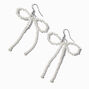 Pendantes 8&nbsp;cm bol perles d&#39;imitation blanches,