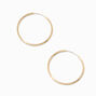 18K Gold Plated 20MM Sleek Hoop Earrings,