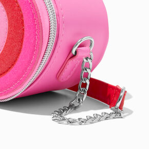 Heartthrob Pink Quilted Crossbody Bag,