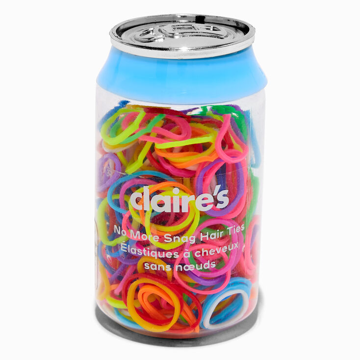 Soda Can Rainbow No More Snag Hair Elastics,
