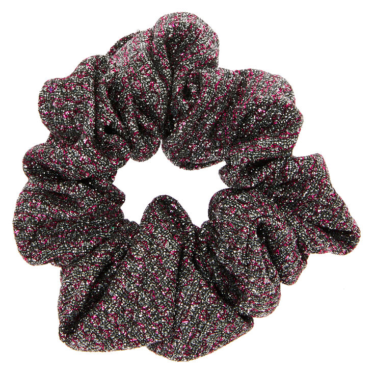 Claire's Chouchou lurex rose et gris