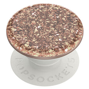 PopSockets&reg; PopGrip - Rose Gold Confetti,