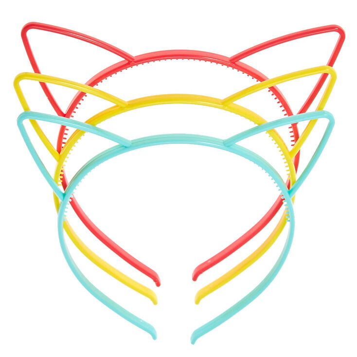 Kids Bright Pastel Cat Ears Headbands,