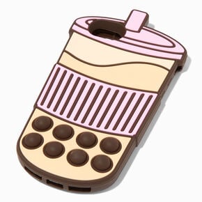 Coque de portable en silicone &laquo;&nbsp;Popper&nbsp;&raquo; th&eacute; aux perles - Compatible avec iPhone&reg; 6/7/8/SE,