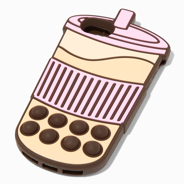 Boba Tea Popper Silicone Phone Case - Fits iPhone&reg; 6/7/8/SE,