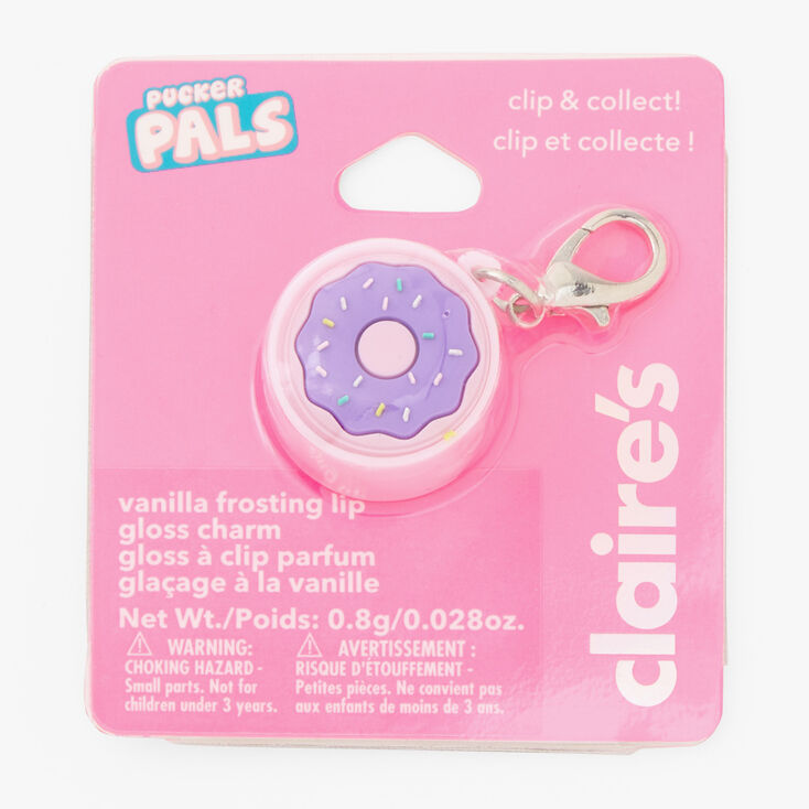 Pucker Pals Donut Lip Gloss Charm,