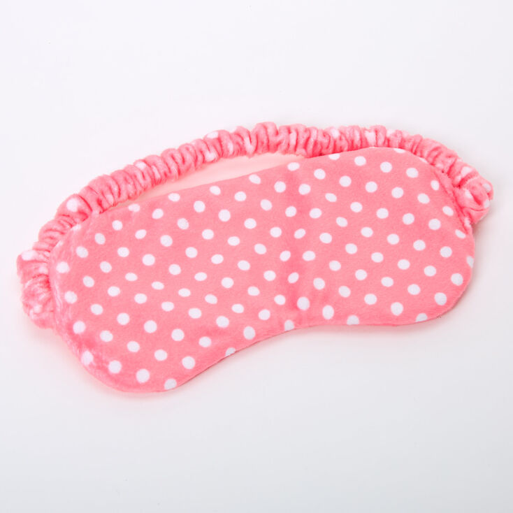 Sleeping Mask &amp; Hair Scrunchie Set - Pink, 3 Pack,