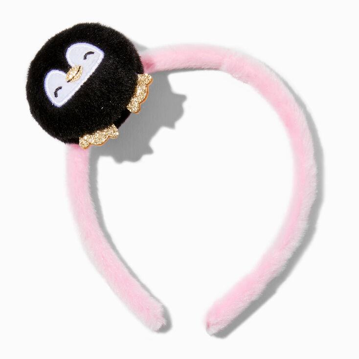 Claire&#39;s Club Happy Penguin Plush Headband,