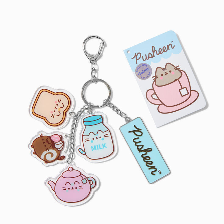 Pusheen&reg; Claire&#39;s Exclusive Tea Charm Keychain,