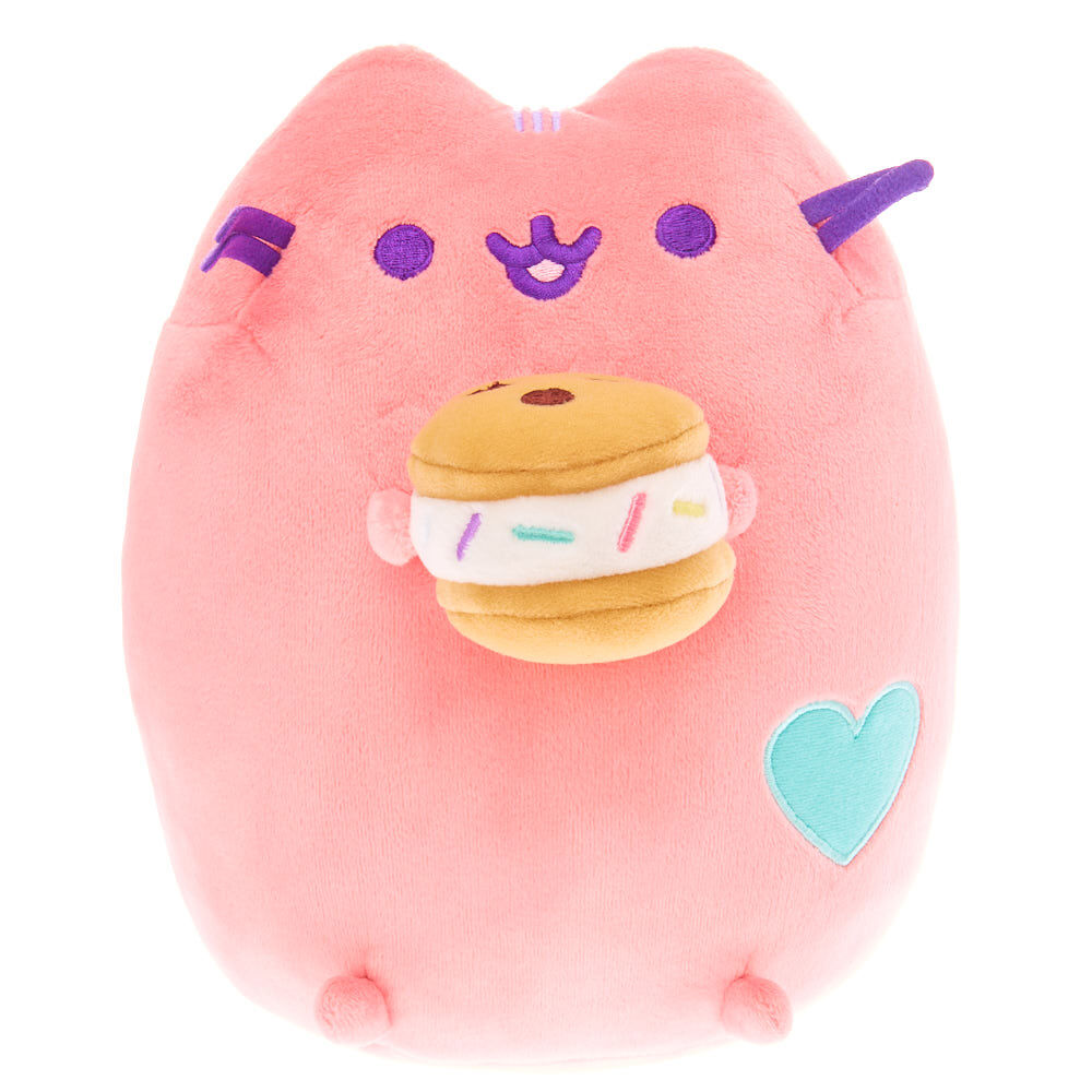 Pusheen Large Cookie Sandwich Soft Toy Pink Claire s