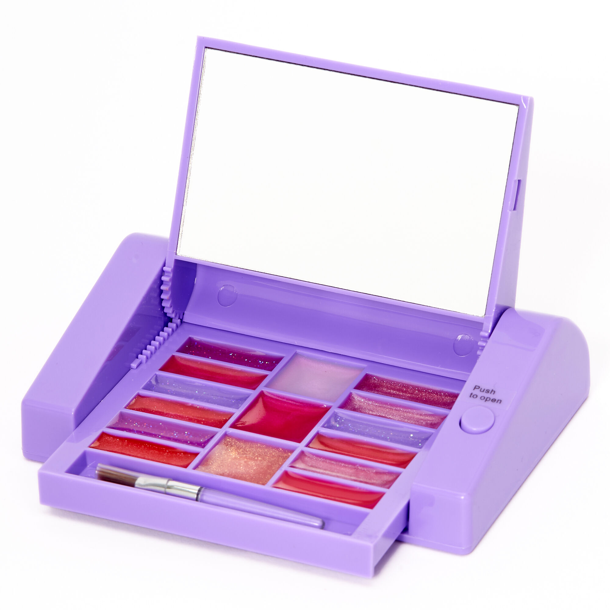 Rainbow Tie Dye Bling Mechanical Lip Gloss Set,