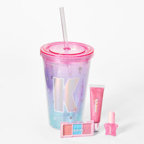 Initial Tumbler - Pink, K,