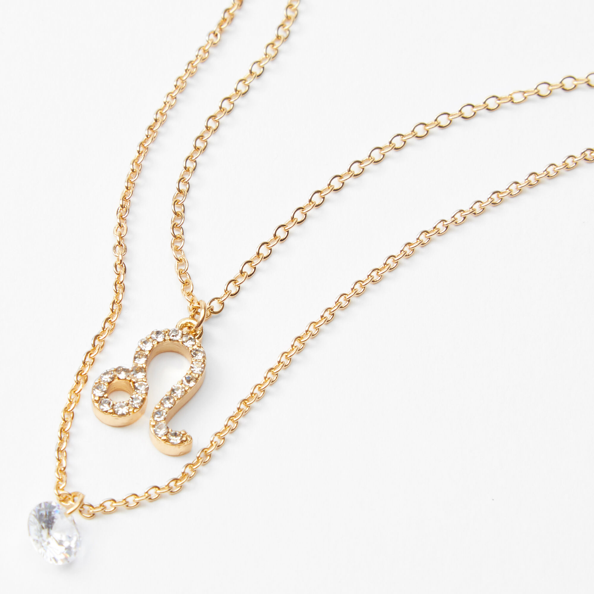 Ikuma Canadian Diamond Leo Zodiac Necklace, 14K Yellow Gold