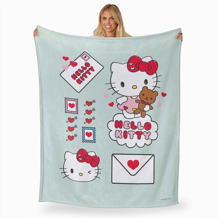 Hello Kitty&reg; Send My Love Silk Touch Throw Blanket &#40;ds&#41;,